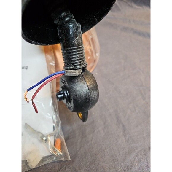 Hanging Food Heat Lamp Overhead Food Warmer Copper Finish Retractable (Dia 29cm) - Picture 4 of 10